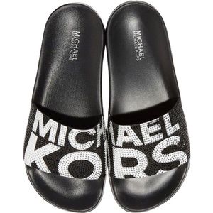 Michael Kors Gilmore Crystal Slides